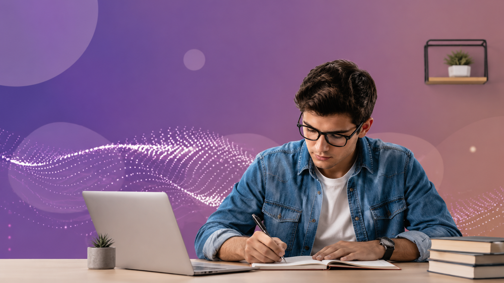 Instructor hosting a live session